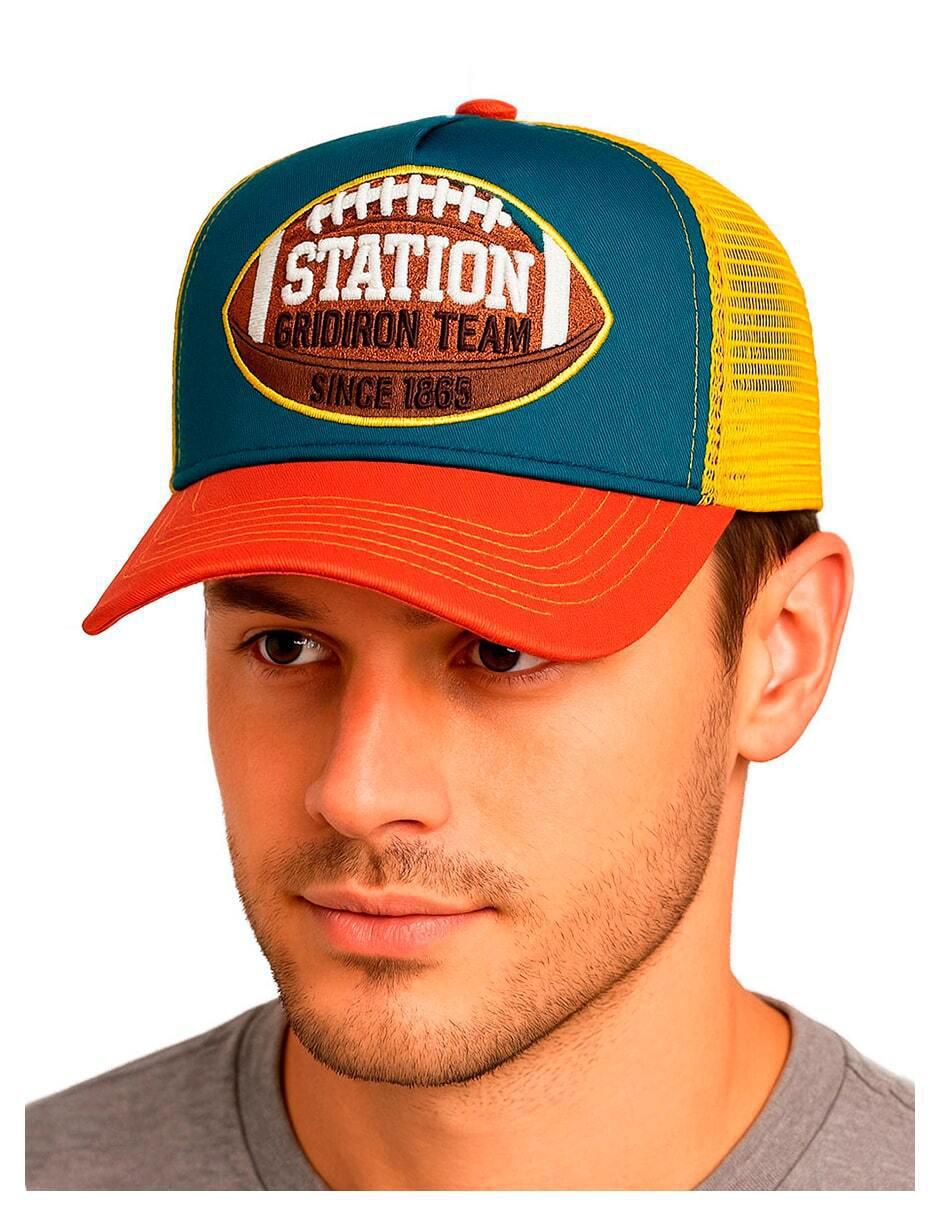Gorra visera curva snapback casual para hombre 5