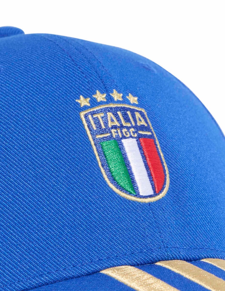Gorra visera curva broche para fútbol Federación Italia Selección de Fútbol de Italia unisex 3