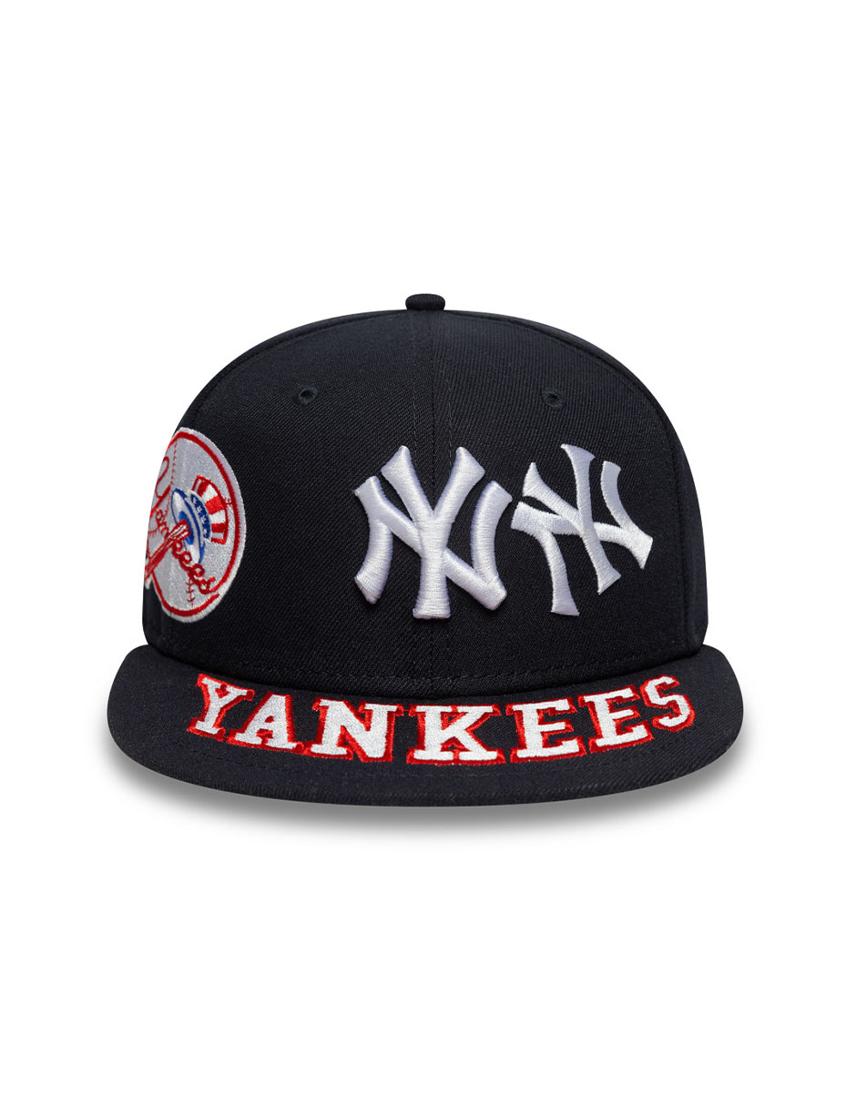 Gorra visera plana cerrada para béisbol Img All Over MLB New York Yankees unisex 2