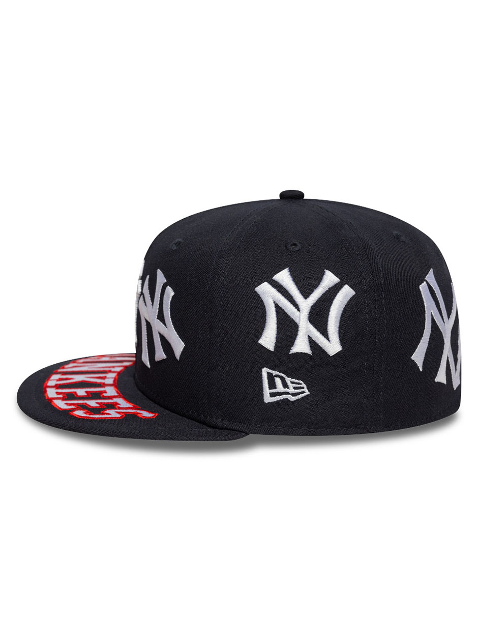 Gorra visera plana cerrada para béisbol Img All Over MLB New York Yankees unisex 6