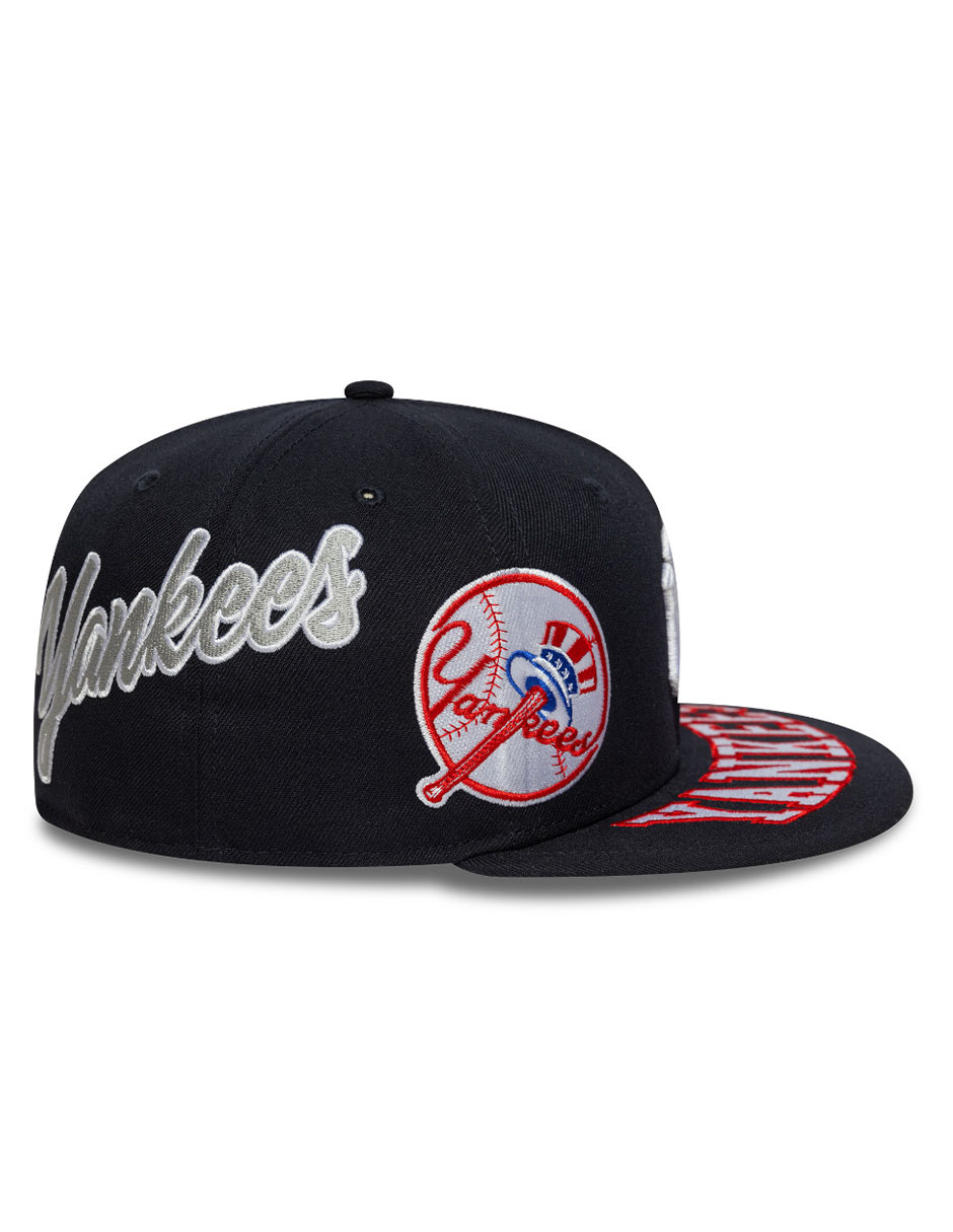 Gorra visera plana cerrada para béisbol Img All Over MLB New York Yankees unisex 7