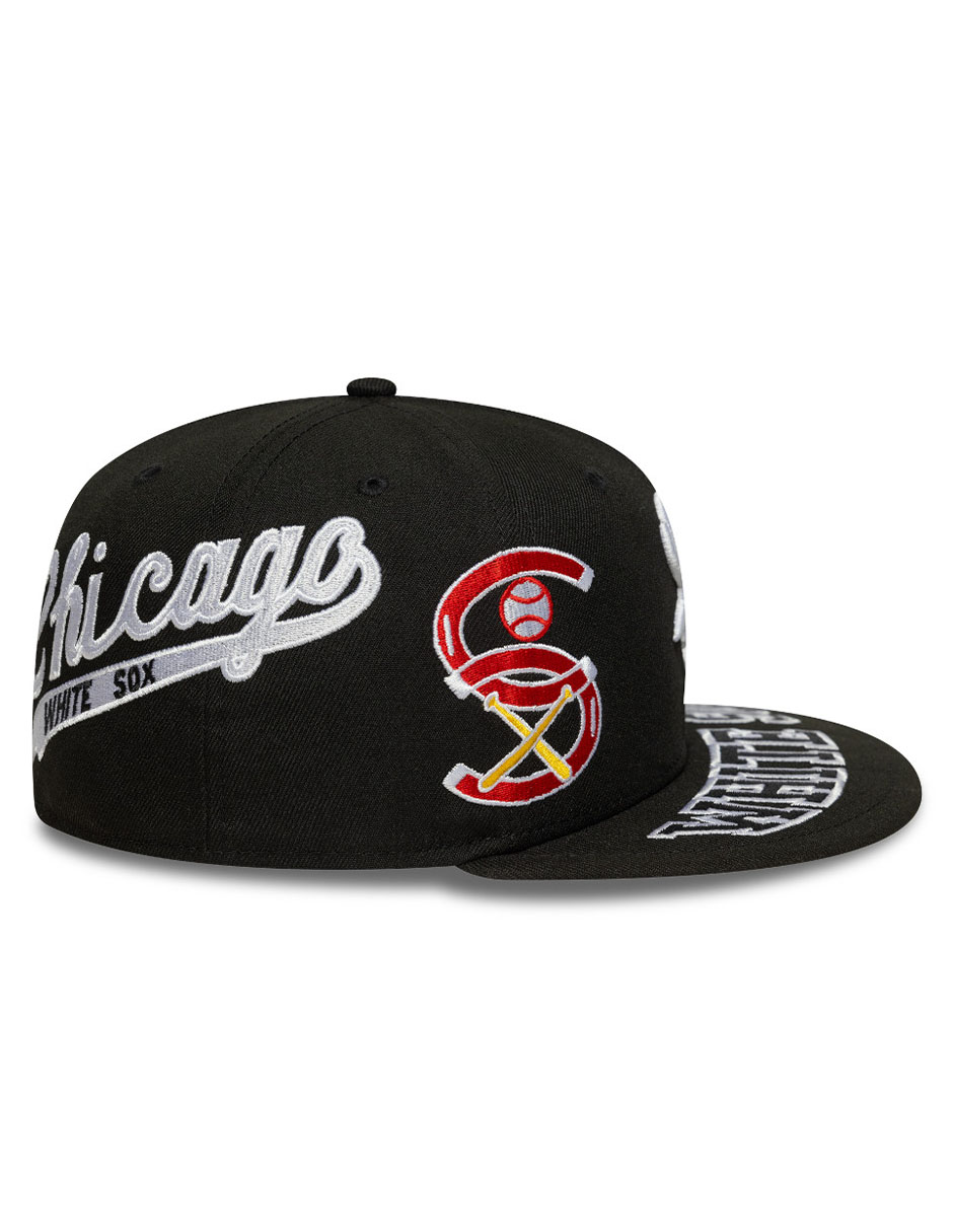 Gorra visera plana cerrada para béisbol Img All Over MLB Chicago White Sox unisex 7