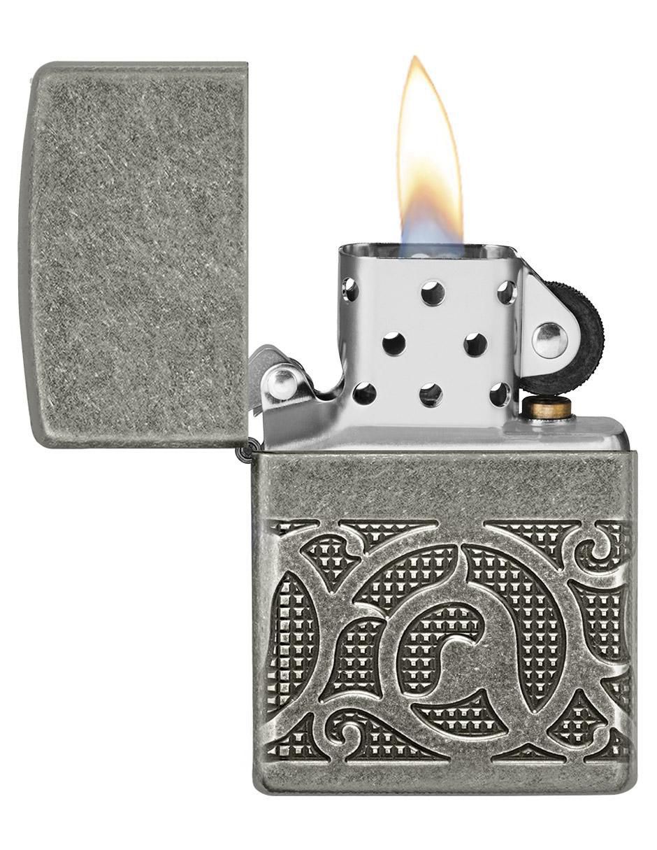 Encendedor diseño plata 3