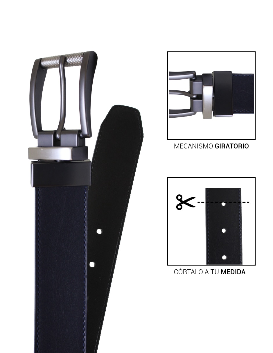Cinturón de piel para hombre 4