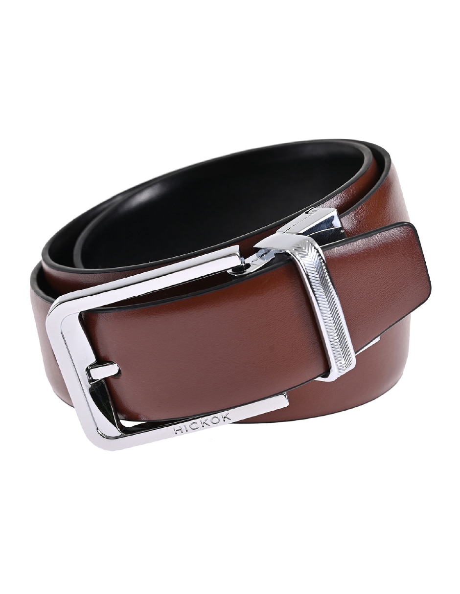 Cinturón de piel para hombre
