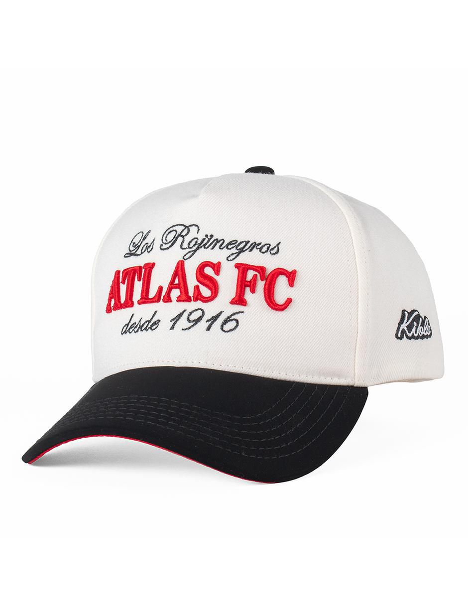 Gorra con visera curva snapback para fútbol Atlas Club adulto
