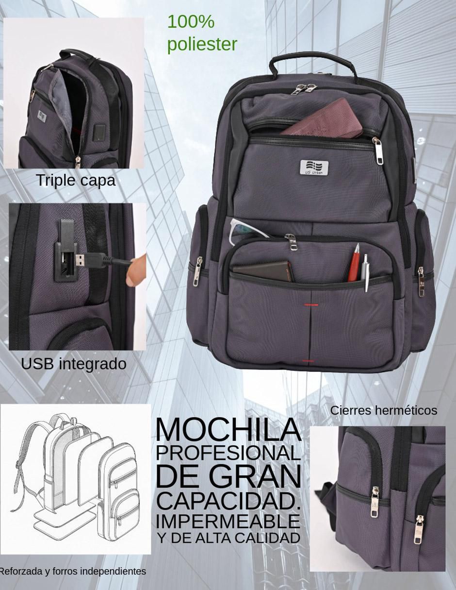 Mochila con portalaptop unisex 3