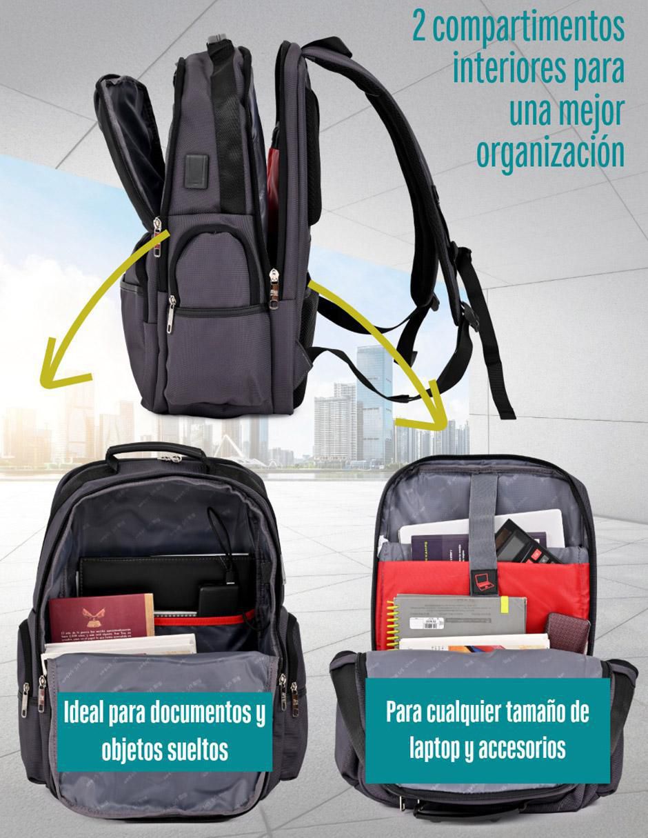 Mochila con portalaptop unisex 5