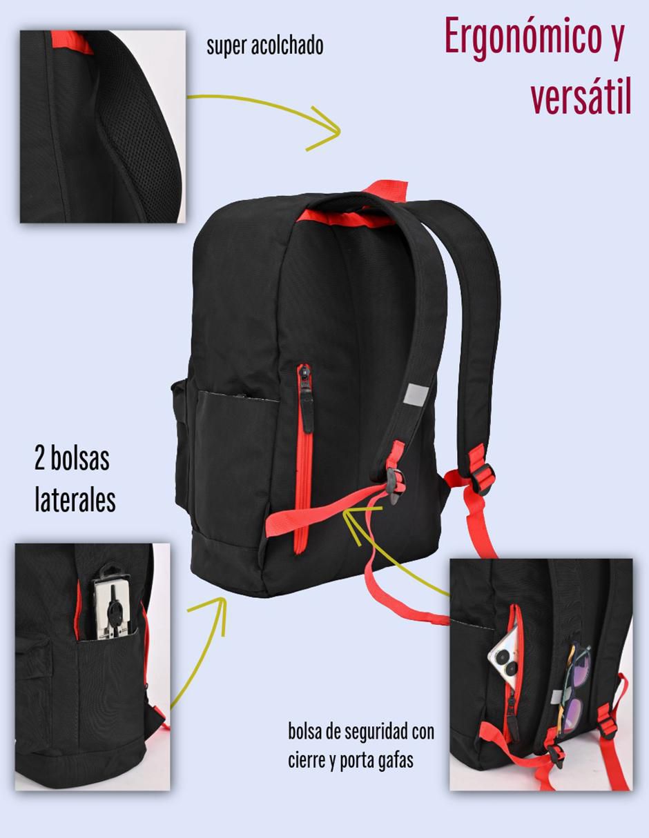 Mochila con portalaptop unisex 5