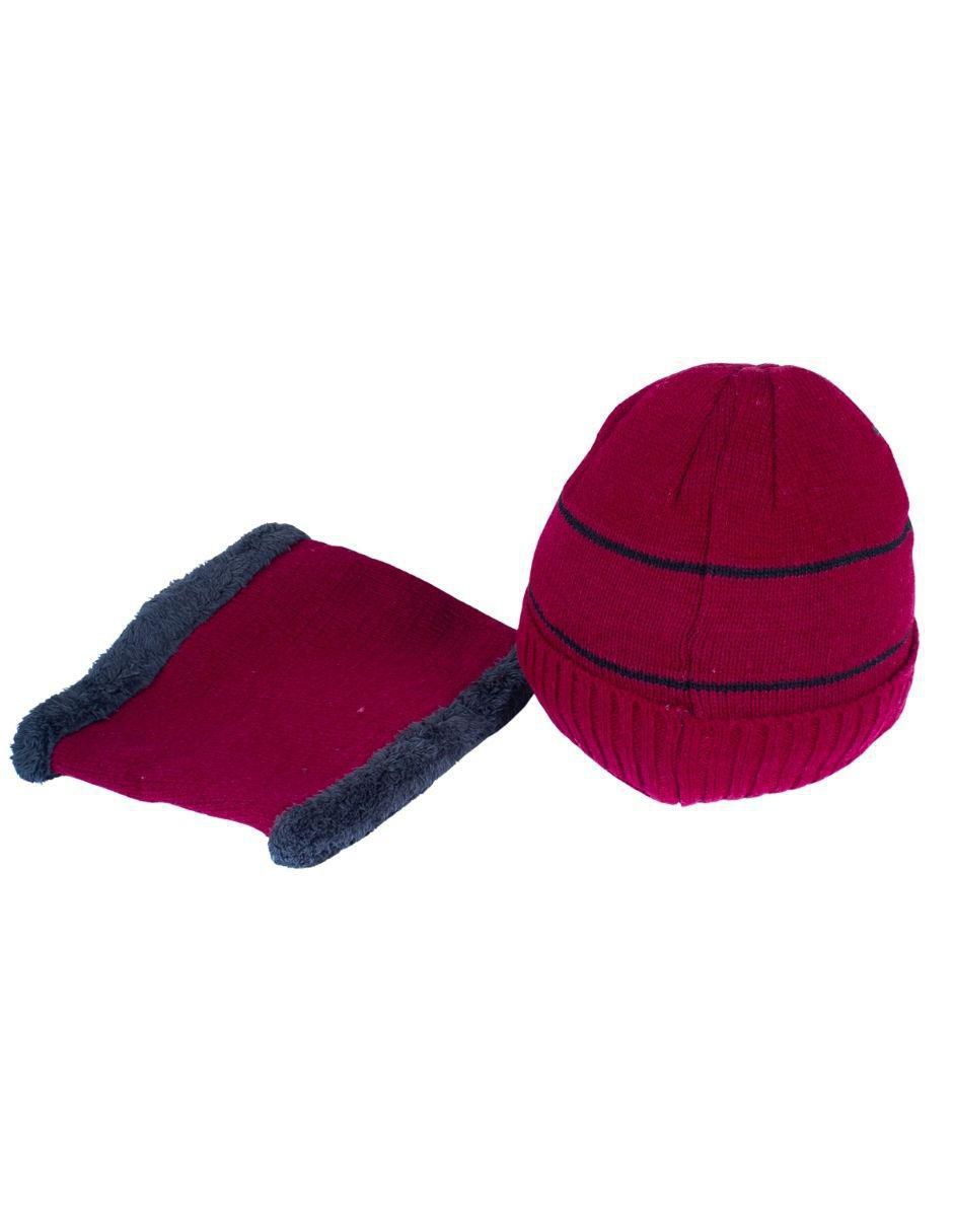 Set bufanda - gorro muytu no aplica "estampado" liso "con" sin aplicación "de" hombre