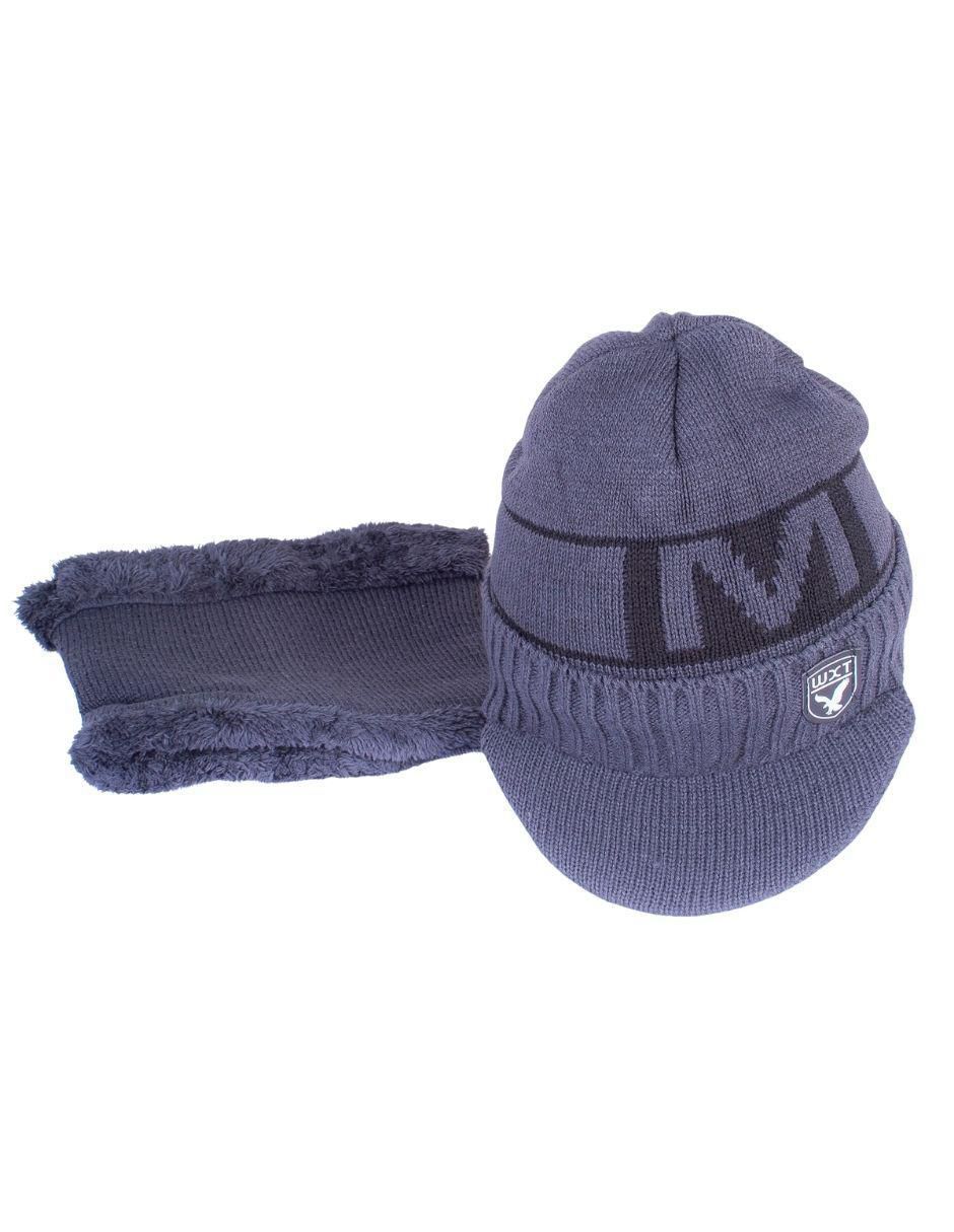 Set bufanda - gorro muytu no aplica "estampado" liso "con" sin aplicación "de" hombre
