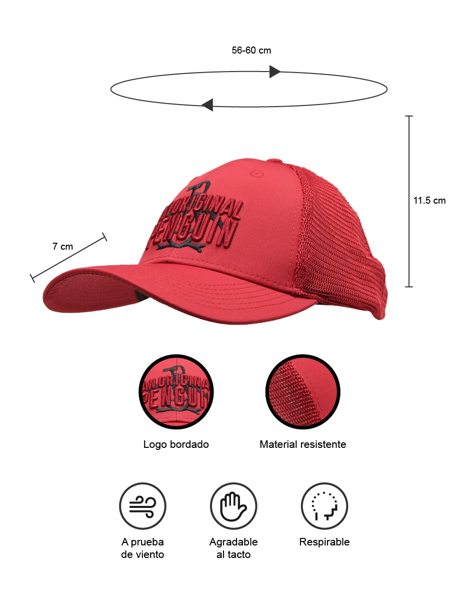 Gorra visera curva broche casual para hombre 4