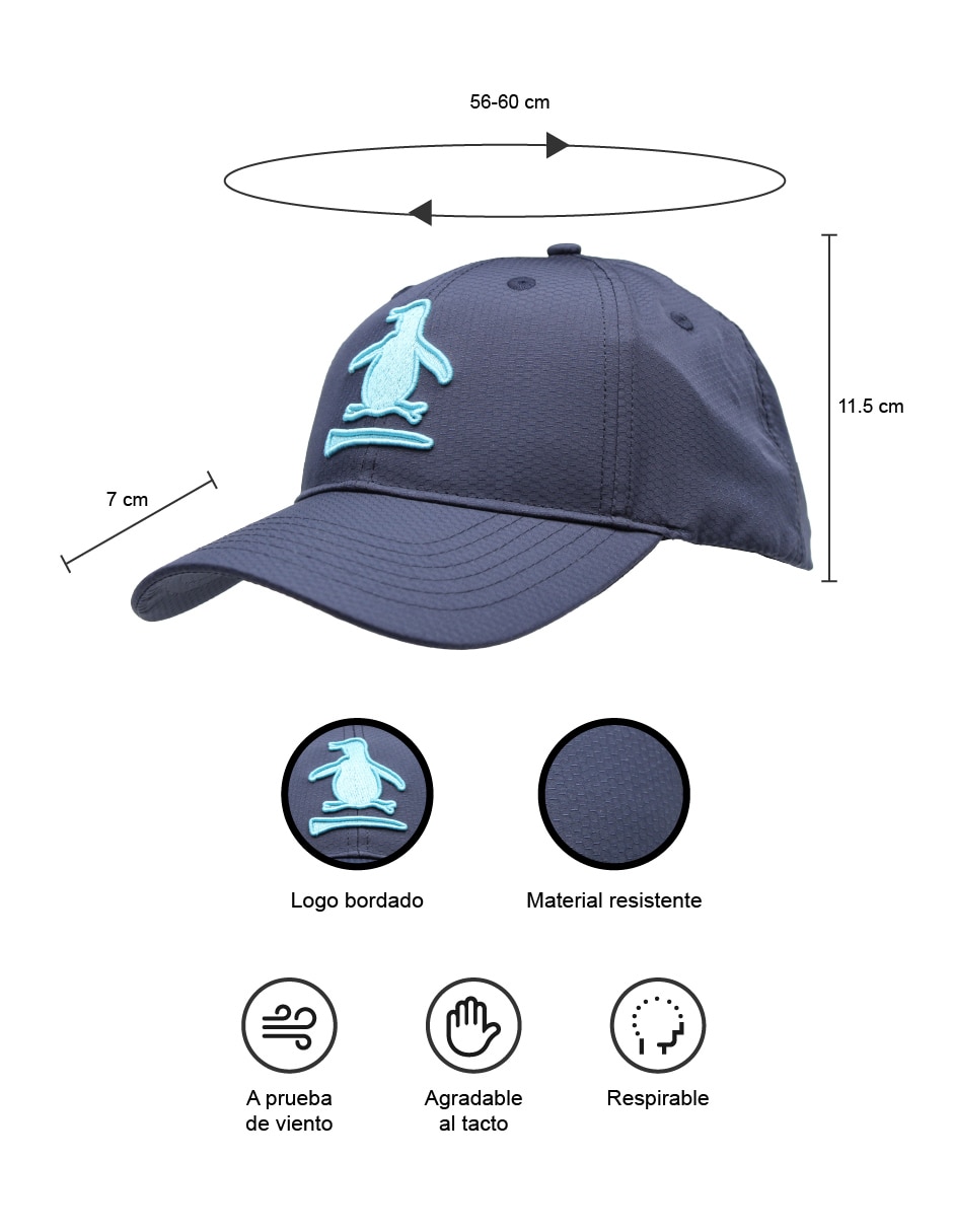 Gorra visera curva correa ajustable casual para hombre 4