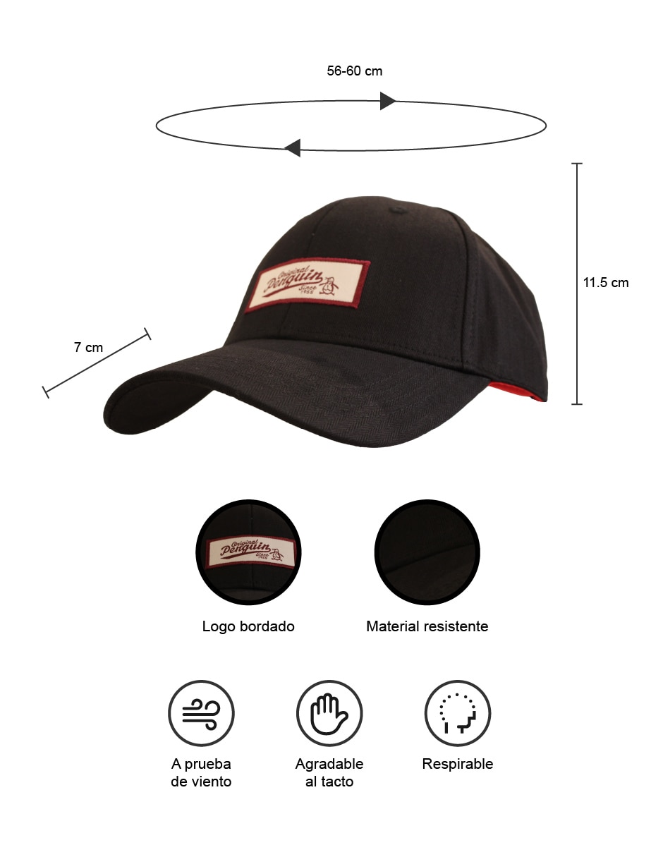 Gorra visera curva correa ajustable para hombre 5