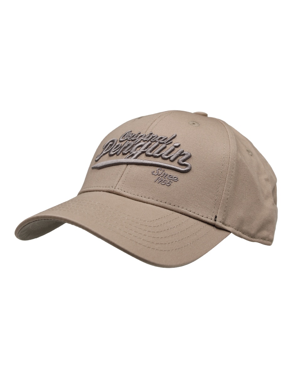 Gorra visera curva hebilla casual para hombre
