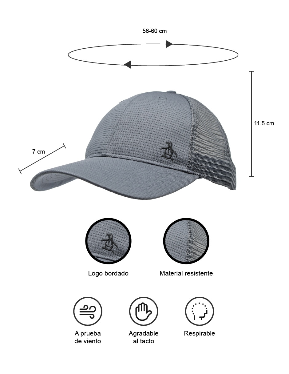 Gorra visera curva broche para hombre 4