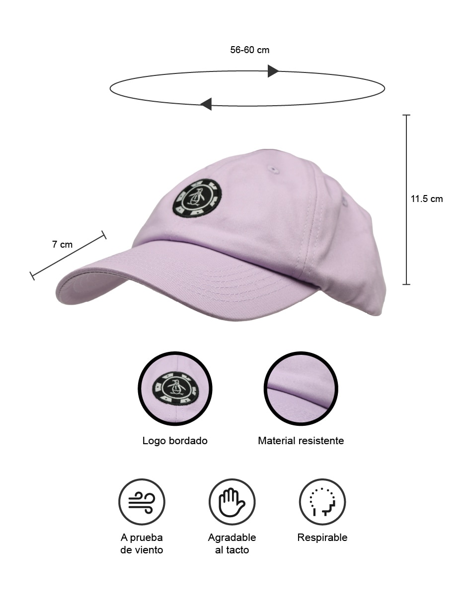 Gorra visera curva correa ajustable casual para hombre 4