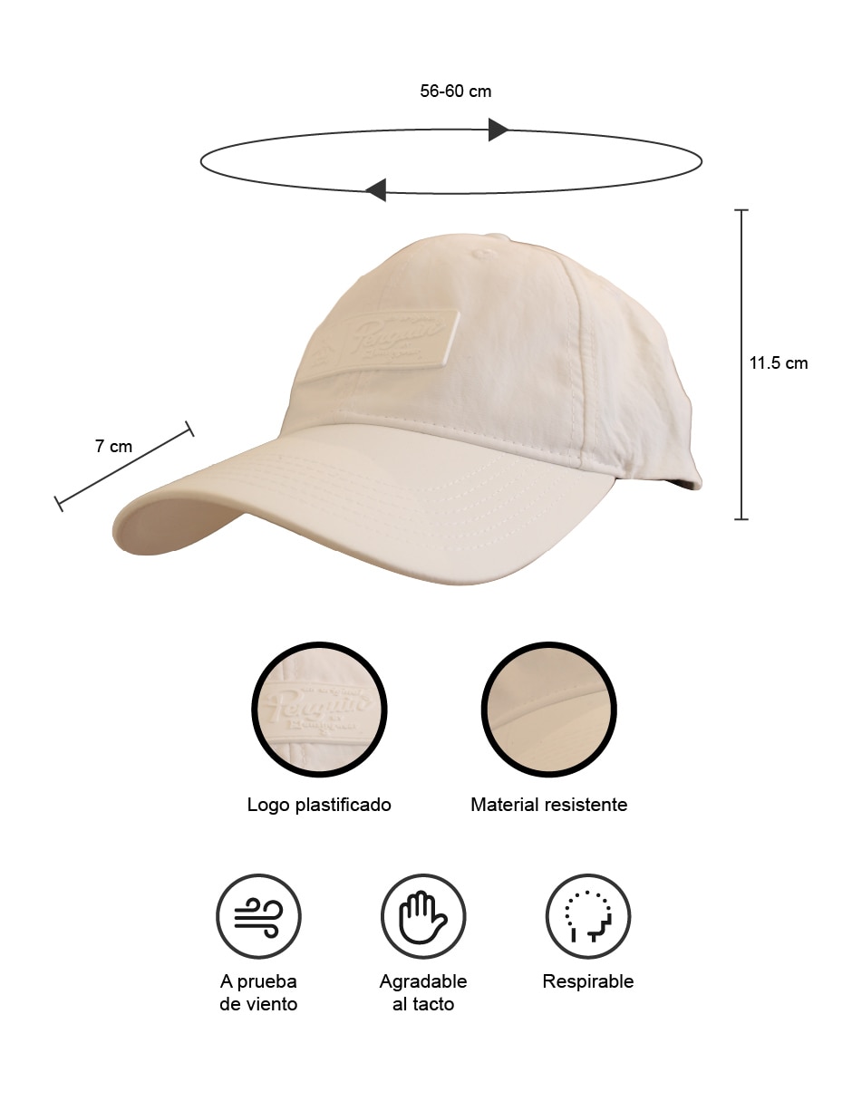 Gorra visera curva correa ajustable casual para hombre 5