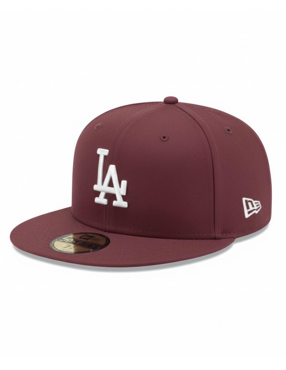 Gorra visera plana cerrada para béisbol 5950 Maroon Los Angeles Dodgers para hombre Gorra visera plana cerrada para béisbol 5950 Maroon Los Angeles Dodgers para hombre
