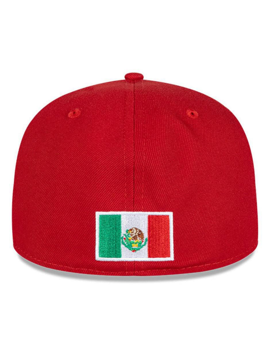 Gorra visera plana cerrada para béisbol Home 59fifty México selección mexicana de béisbol 2