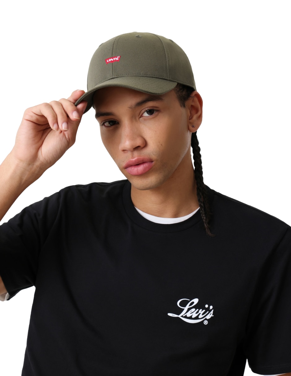 Gorra visera curva correa ajustable casual para hombre 3