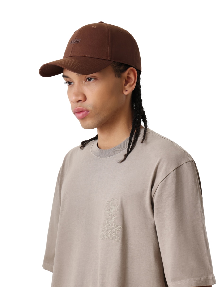 Gorra visera curva correa ajustable casual para hombre 5