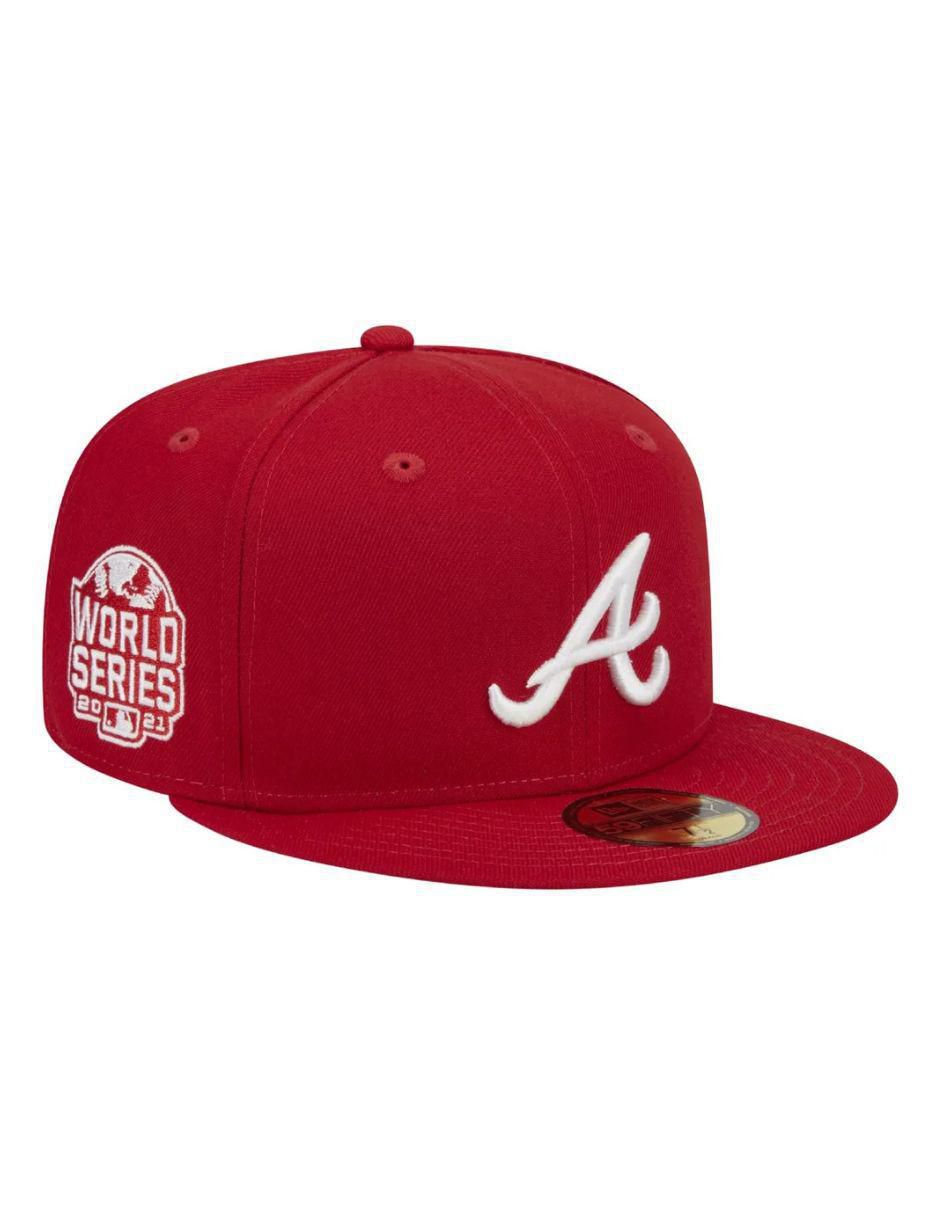 Gorra visera plana cerrada para béisbol Atlanta Braves unisex 3
