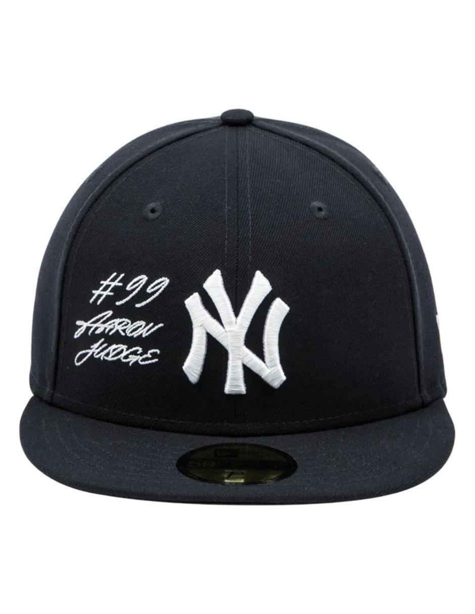 Gorra visera plana cerrada para béisbol Mlb Script New York Yankees para adulto 2