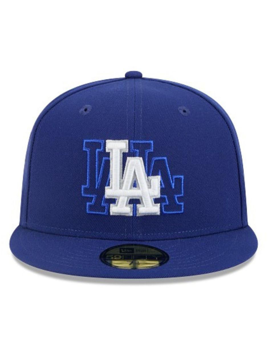 Gorra visera plana cerrada para béisbol Los Angeles Dodgers para adulto 2