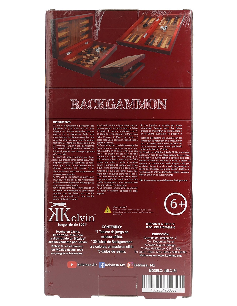 Backgammon juego de mesa 3