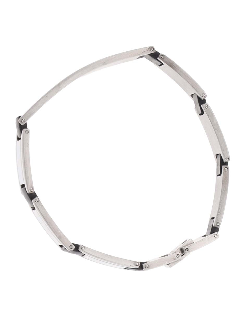 Brazalete de acero inoxidable acabado brillante