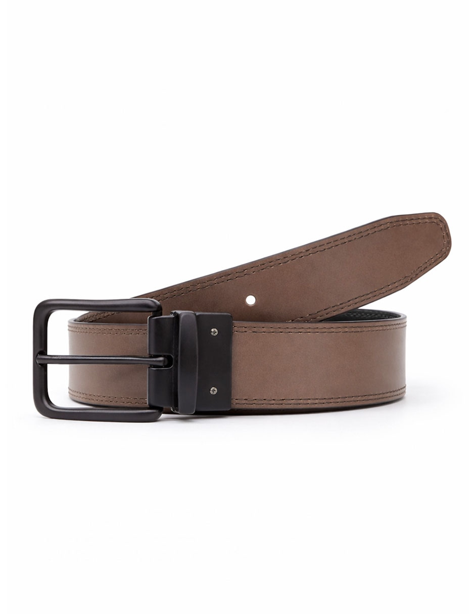 Cinturón de piel para hombre