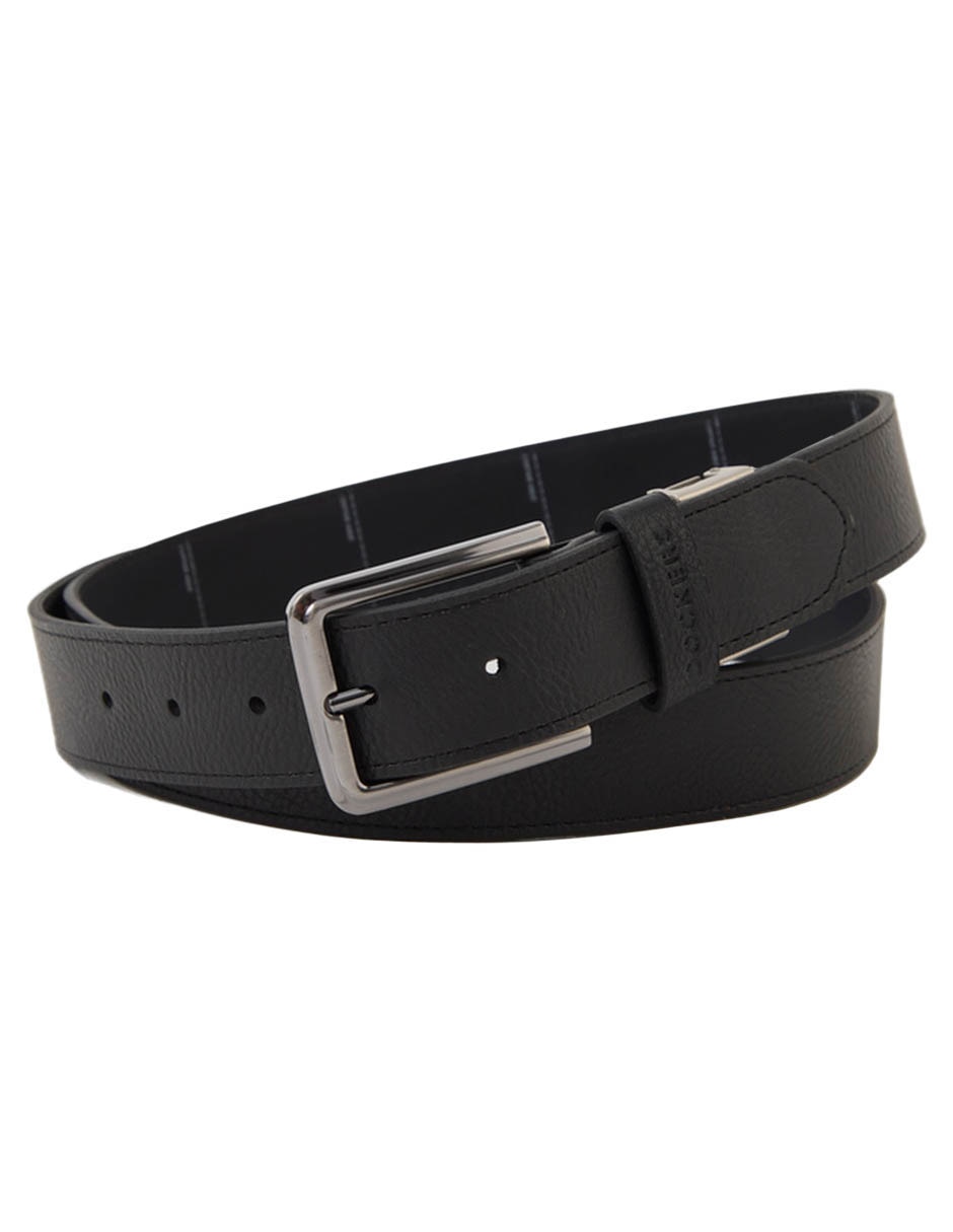 Set cinturón de piel para hombre 4