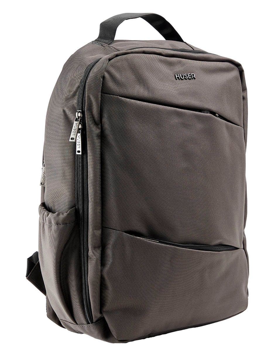 MOCHILA HUSER H4331 SINTÉTICO, GRIS