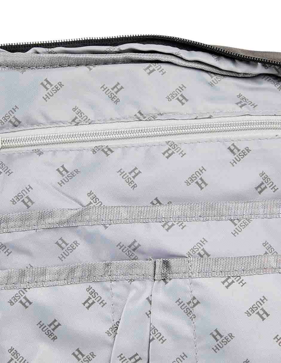 MOCHILA HUSER H4331 SINTÉTICO, GRIS