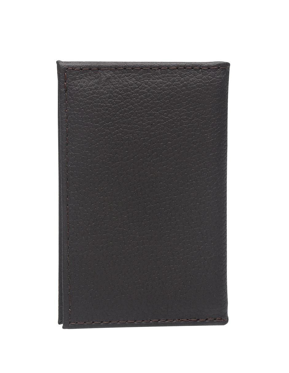 Tarjetero de piel unisex