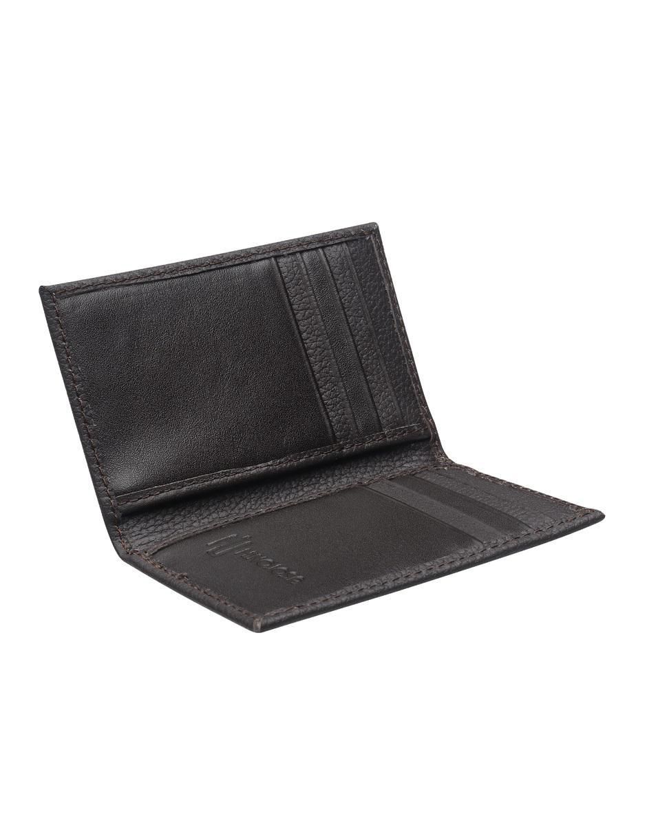 Tarjetero de piel unisex 5