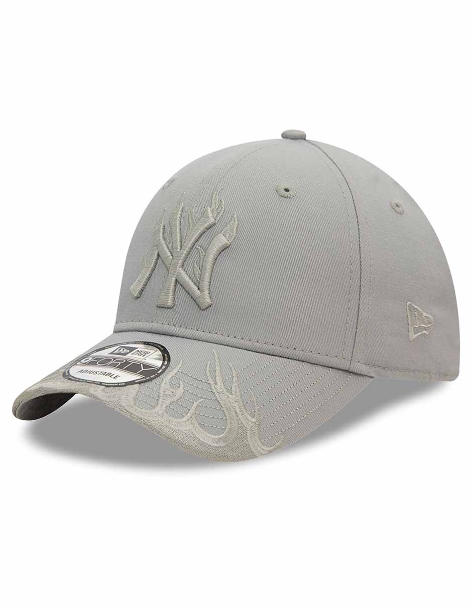 Gorra visera curva correa ajustable para béisbol Flames MLB New York Yankees unisex Gorra visera curva correa ajustable para béisbol Flames MLB New York Yankees unisex