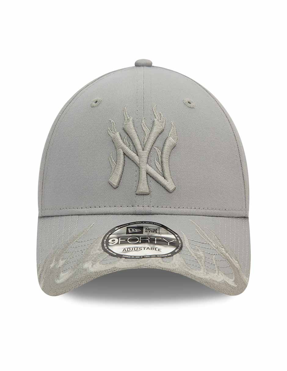 Gorra visera curva correa ajustable para béisbol Flames MLB New York Yankees unisex 4