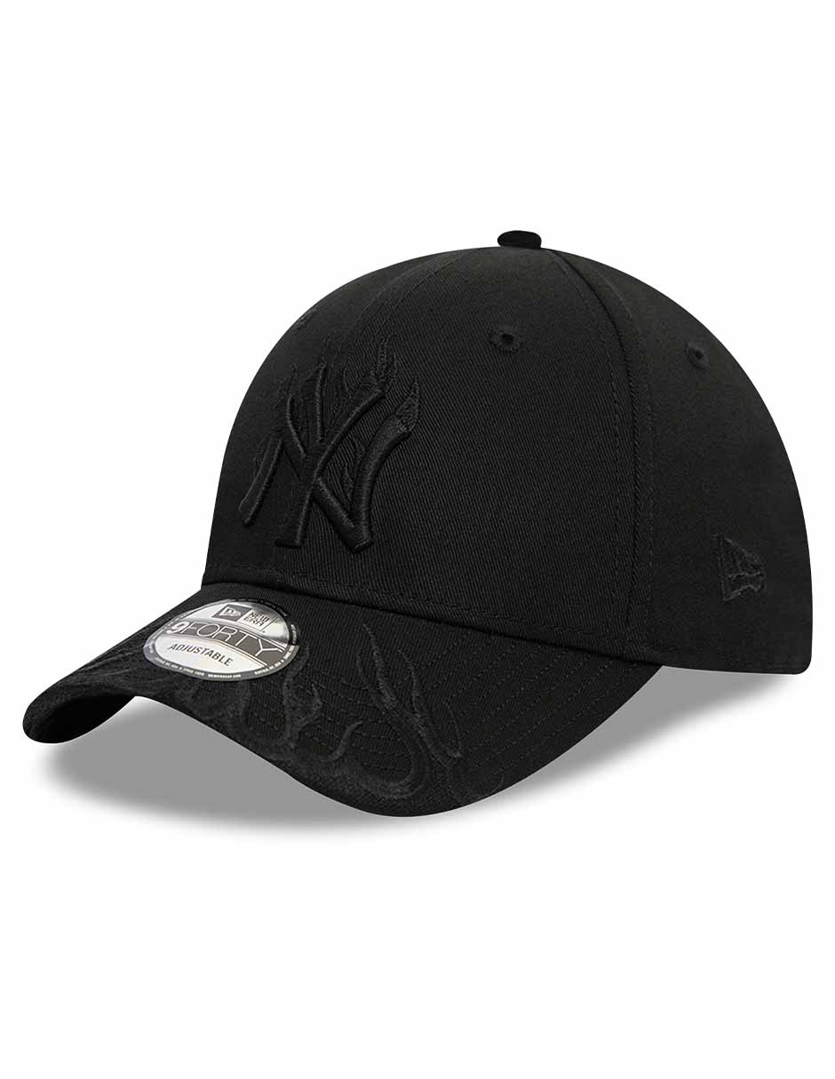 Gorra visera curva correa ajustable para béisbol Flames MLB New York Yankees para adulto Gorra visera curva correa ajustable para béisbol Flames MLB New York Yankees para adulto