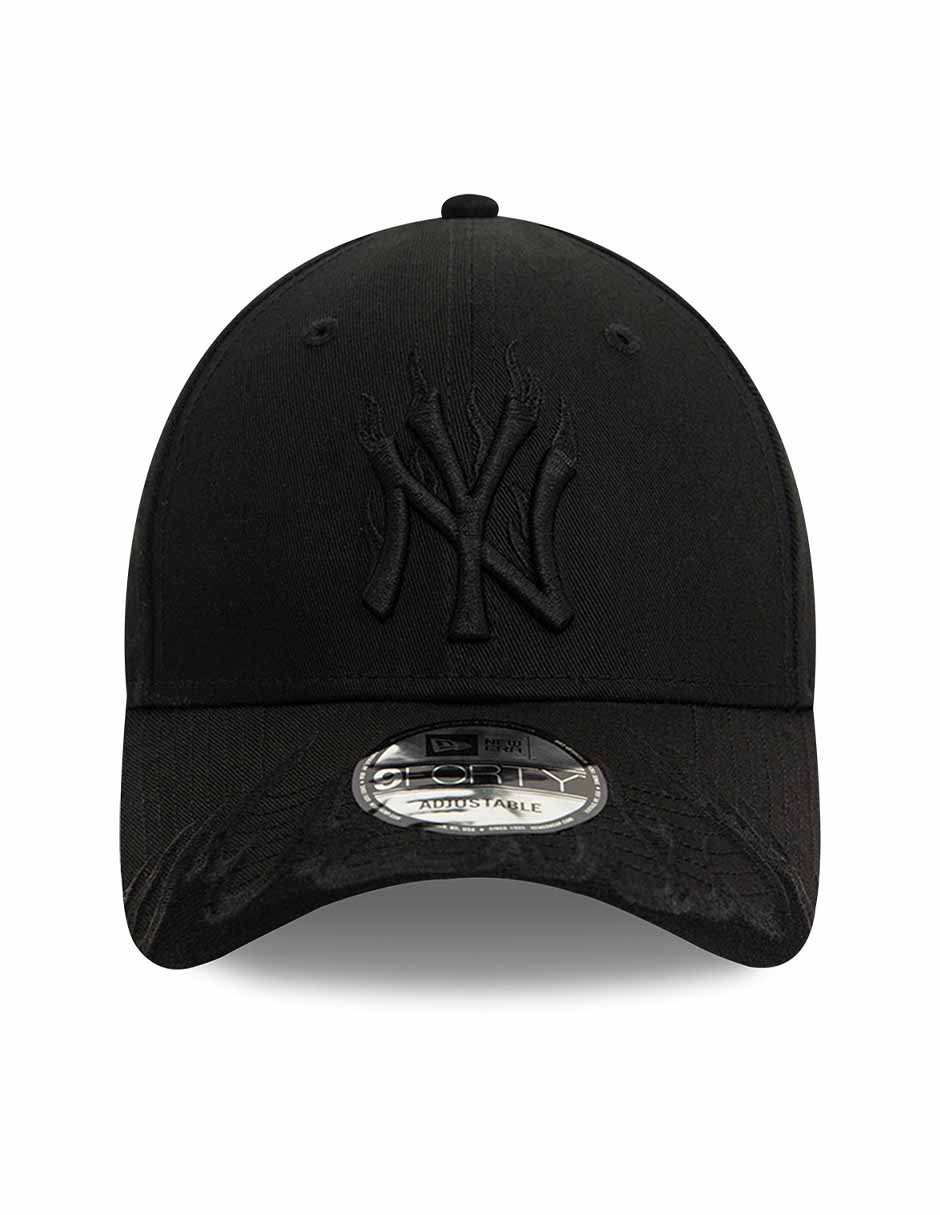 Gorra visera curva correa ajustable para béisbol Flames MLB New York Yankees para adulto 4