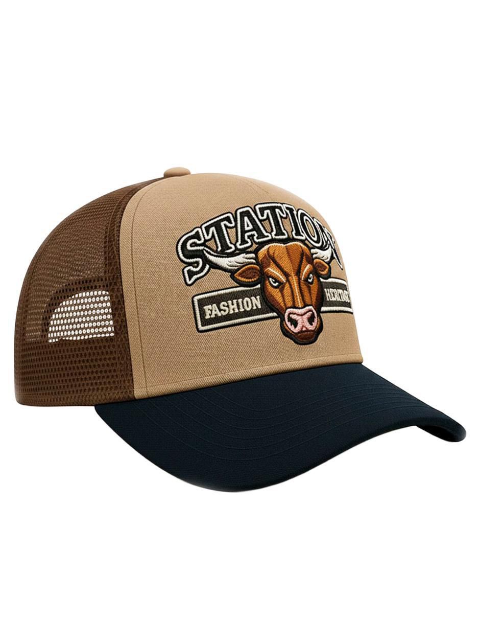Gorra visera curva snapback casual para hombre