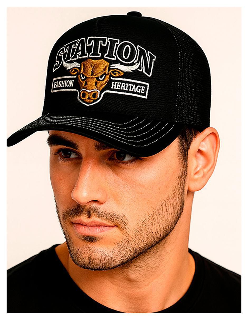 Gorra visera curva snapback casual para hombre 5