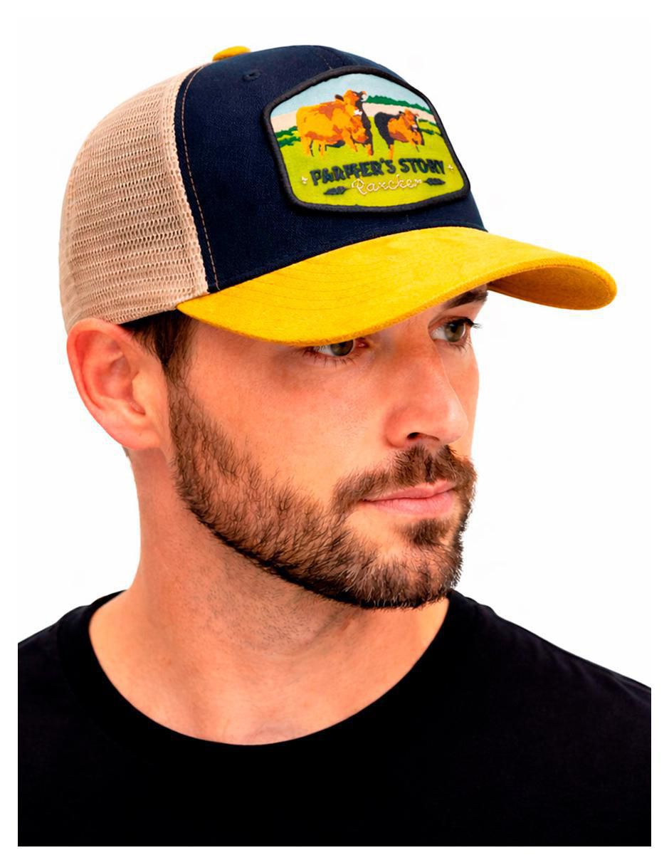 Gorra visera curva snapback casual para hombre 4