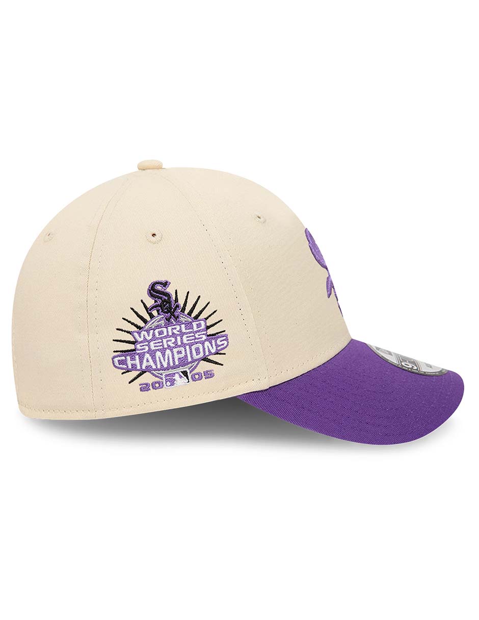 Gorra visera curva correa ajustable para béisbol Patch Chicago White Sox para adulto 7