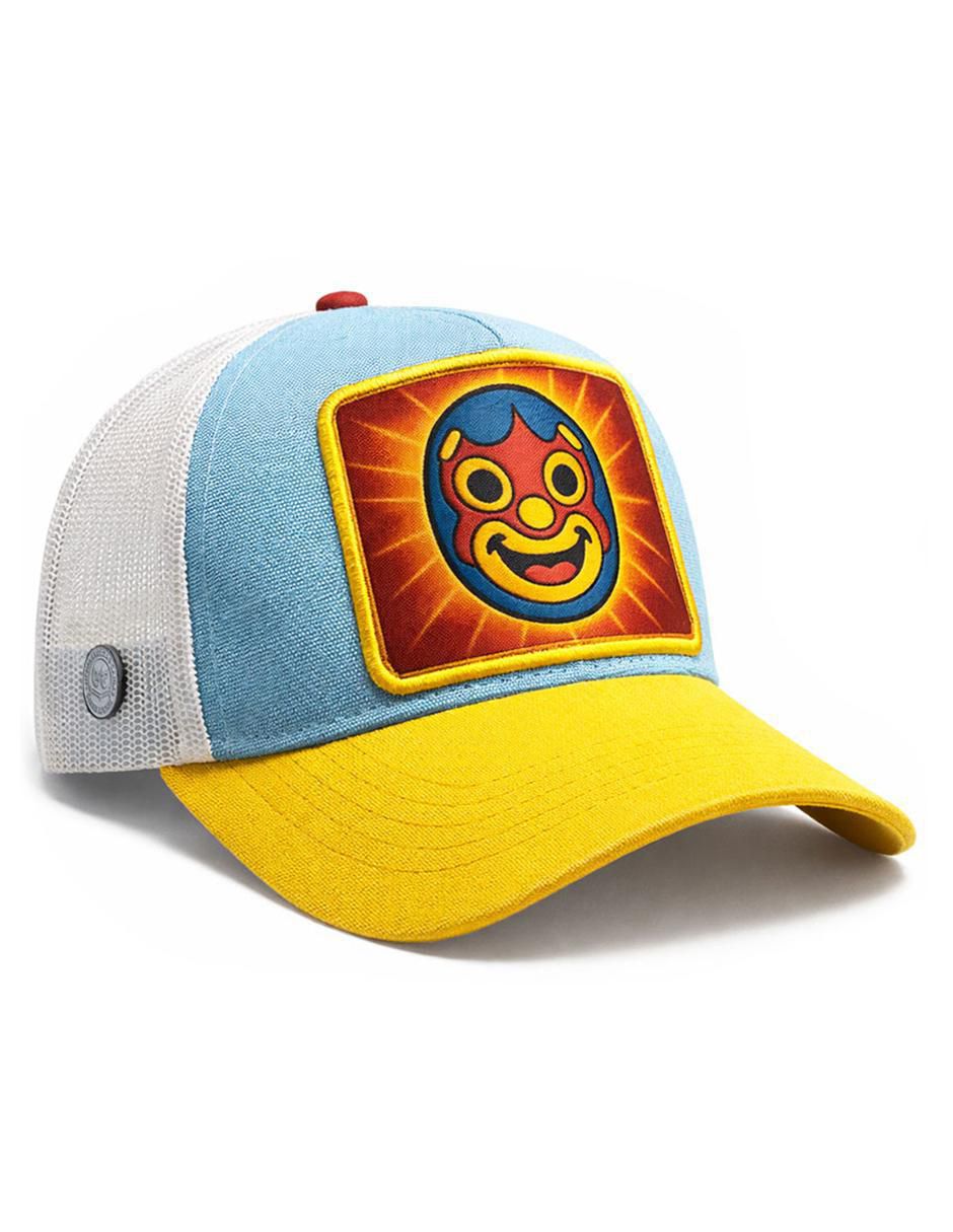 Gorra visera curva snapback casual Lucha Libre Happy para hombre Gorra visera curva snapback casual Lucha Libre Happy para hombre