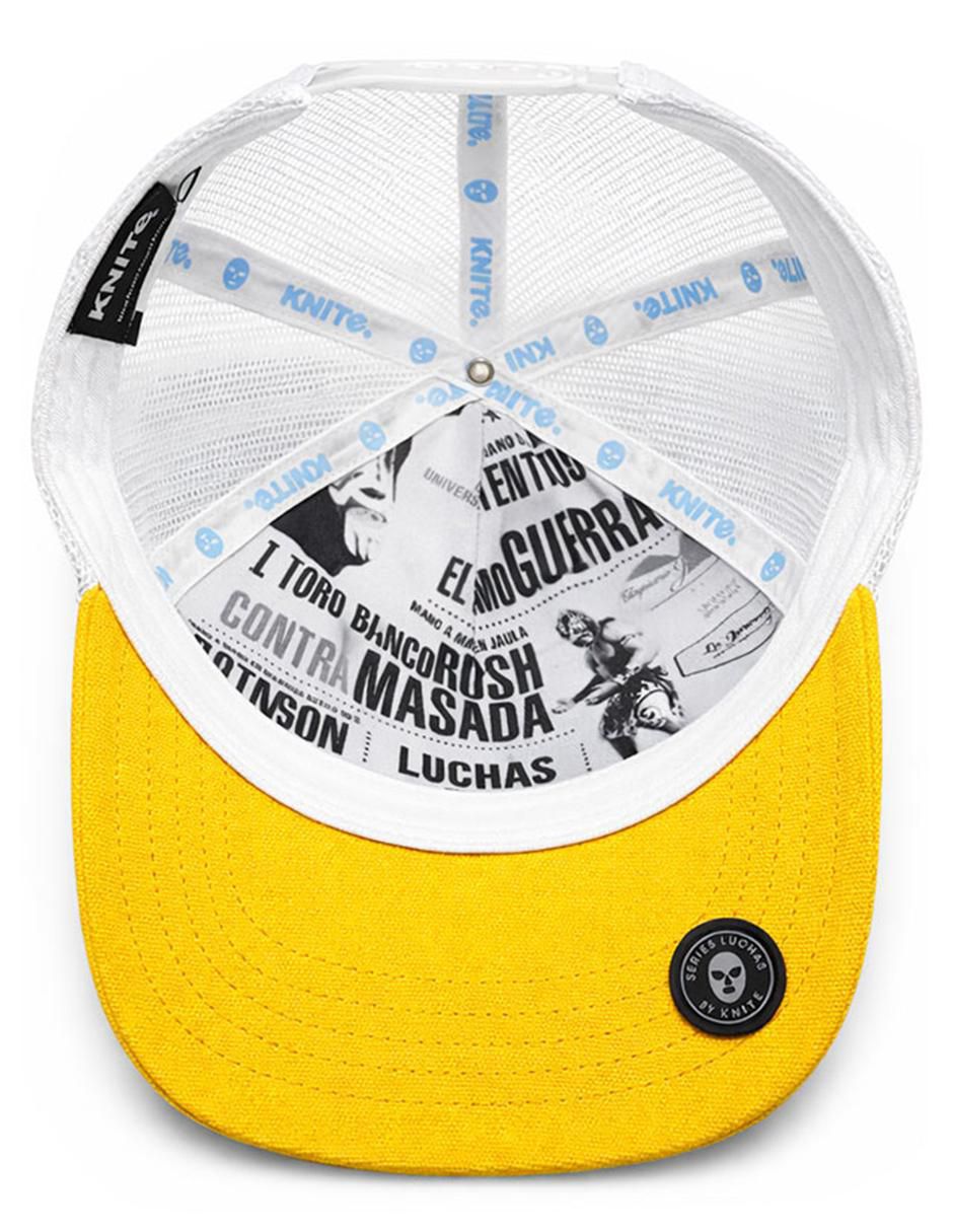 Gorra visera curva snapback casual Lucha Libre Happy para hombre 6