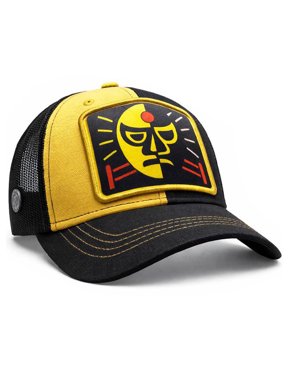 Gorra visera curva snapback casual Lucha Libre Arlequín para hombre