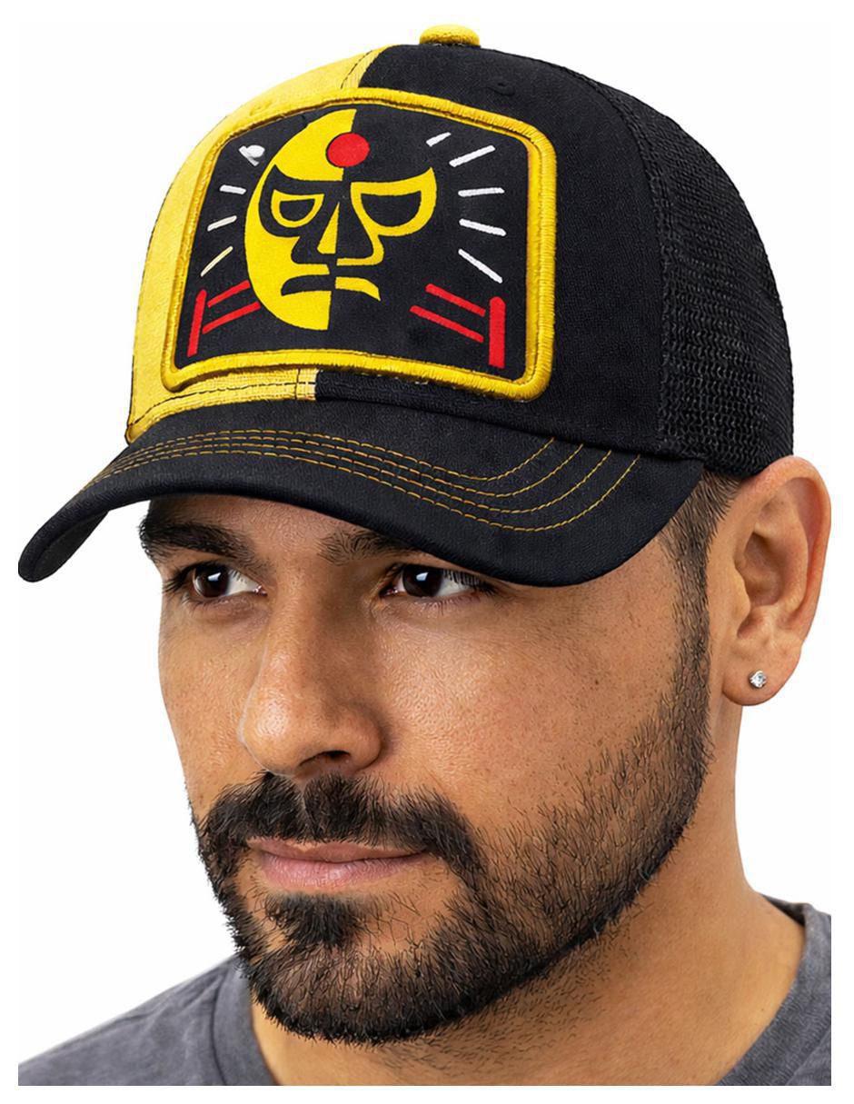Gorra visera curva snapback casual Lucha Libre Arlequín para hombre 6