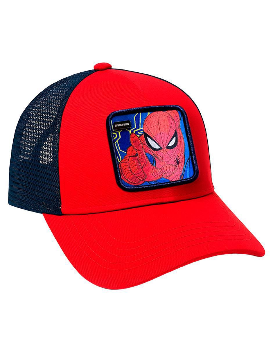 Gorra visera curva snapback Marvel Spiderman para hombre